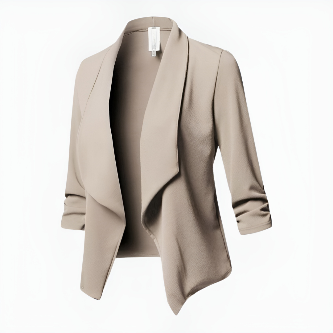 Blazer elegante dama – Chaqueta formal con mangas largas y diseño chic