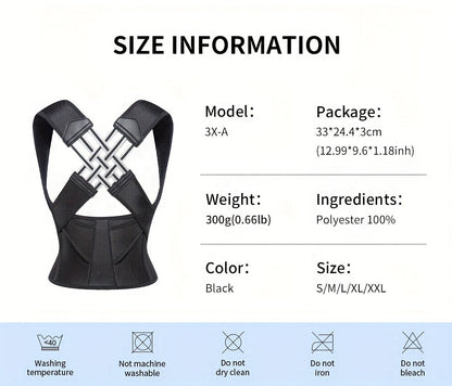 Adjustable Back and Shoulder Posture Corrector Unisex