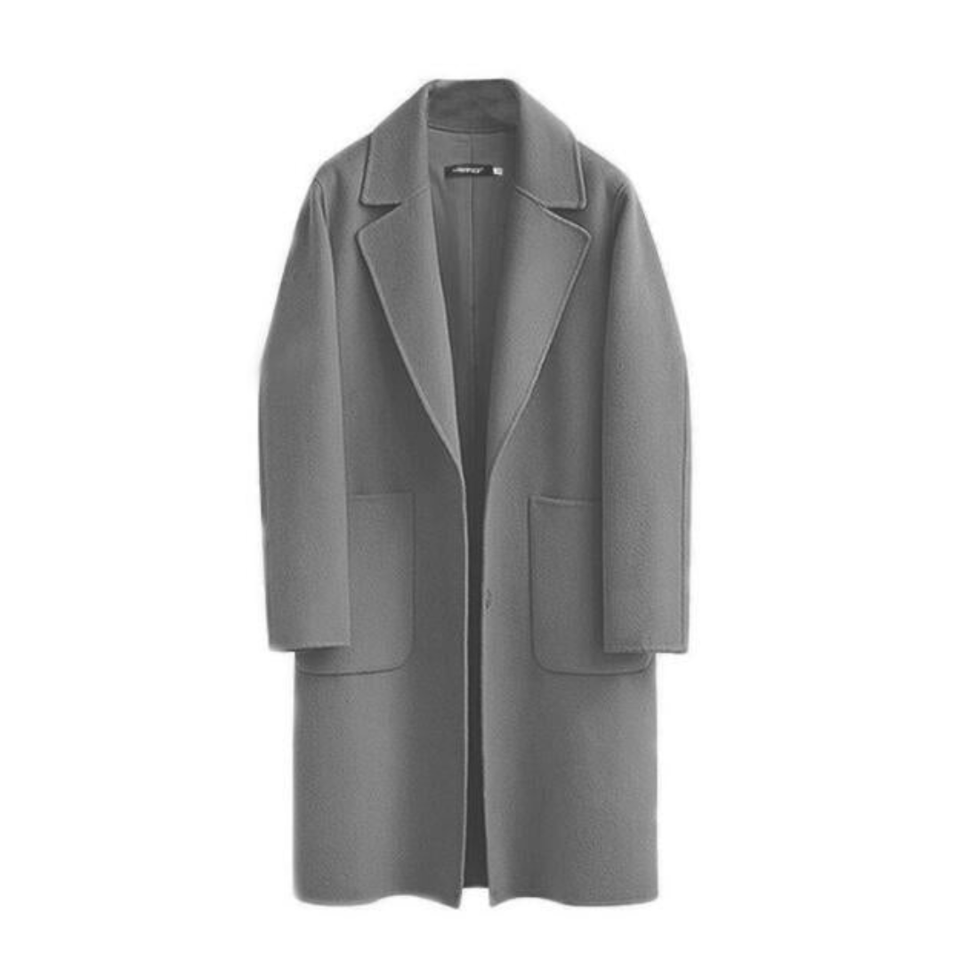 Abrigo trench invierno dama – Abrigo largo clásico elegante y abrigado