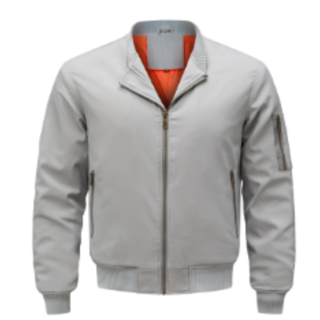 Chaqueta bomber hombre – Abrigo cálido con cremallera y estilo moderno