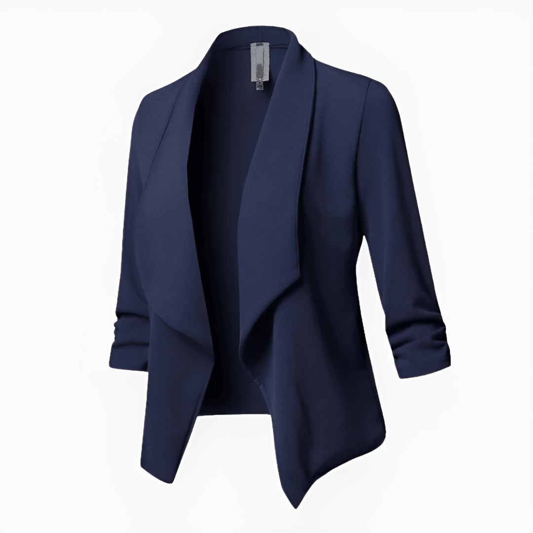 Blazer elegante dama – Chaqueta formal con mangas largas y diseño chic