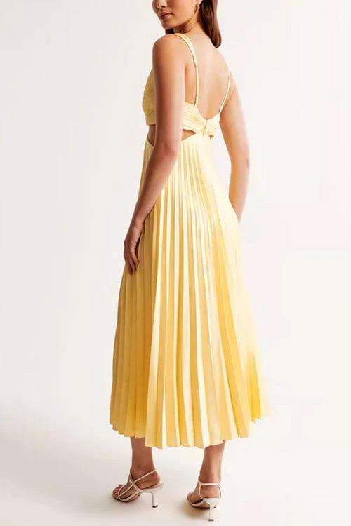 Elegant Cut-Out Dress – Timeless Style for Special Occasions