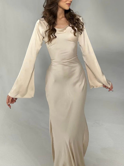 Maxi Dress Long Sleeve – Elegant Evening Gown for Women