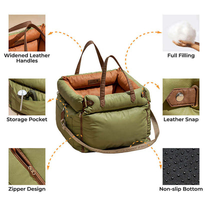 Dog Car Seat Cover XL – Safe Washable Pet Seat Protector
