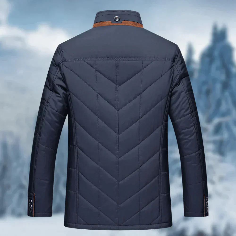 Chaqueta de Invierno Hombre – Abrigo Cálido con Cremallera y Cómodo