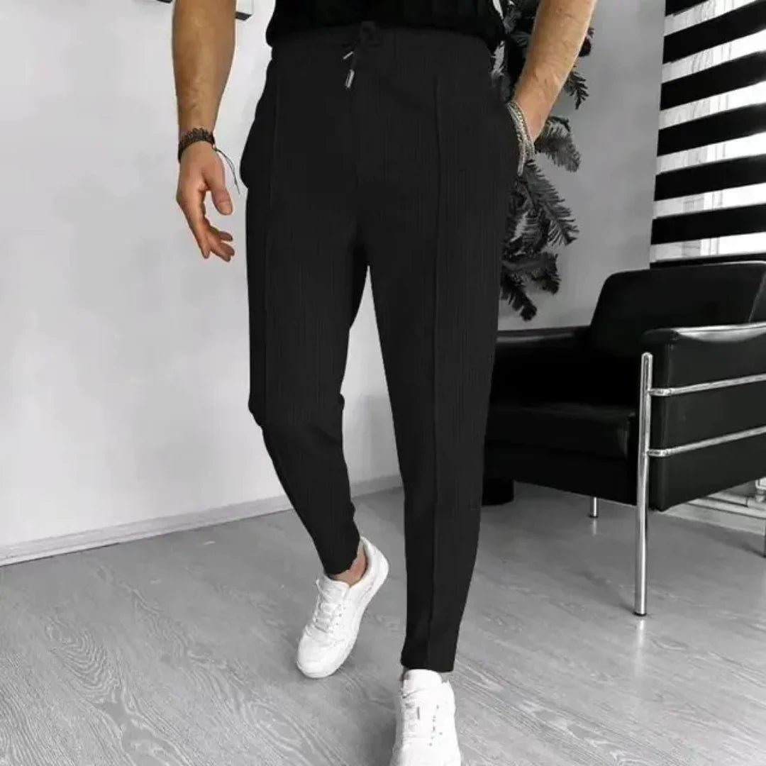 Pantalones Slim Fit Hombre – Cinturilla Ajustable y Cómodos