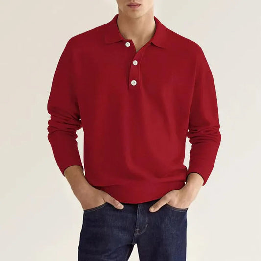 Poloshirt hombre verano – Camiseta con botones ligera y cómoda