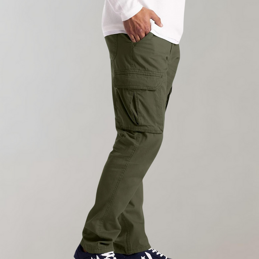 Pantalones Cargo Hombre – Multi-Bolsillo para Aire Libre y Casual