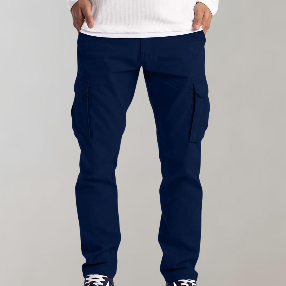 Pantalones Cargo Hombre – Multi-Bolsillo para Aire Libre y Casual