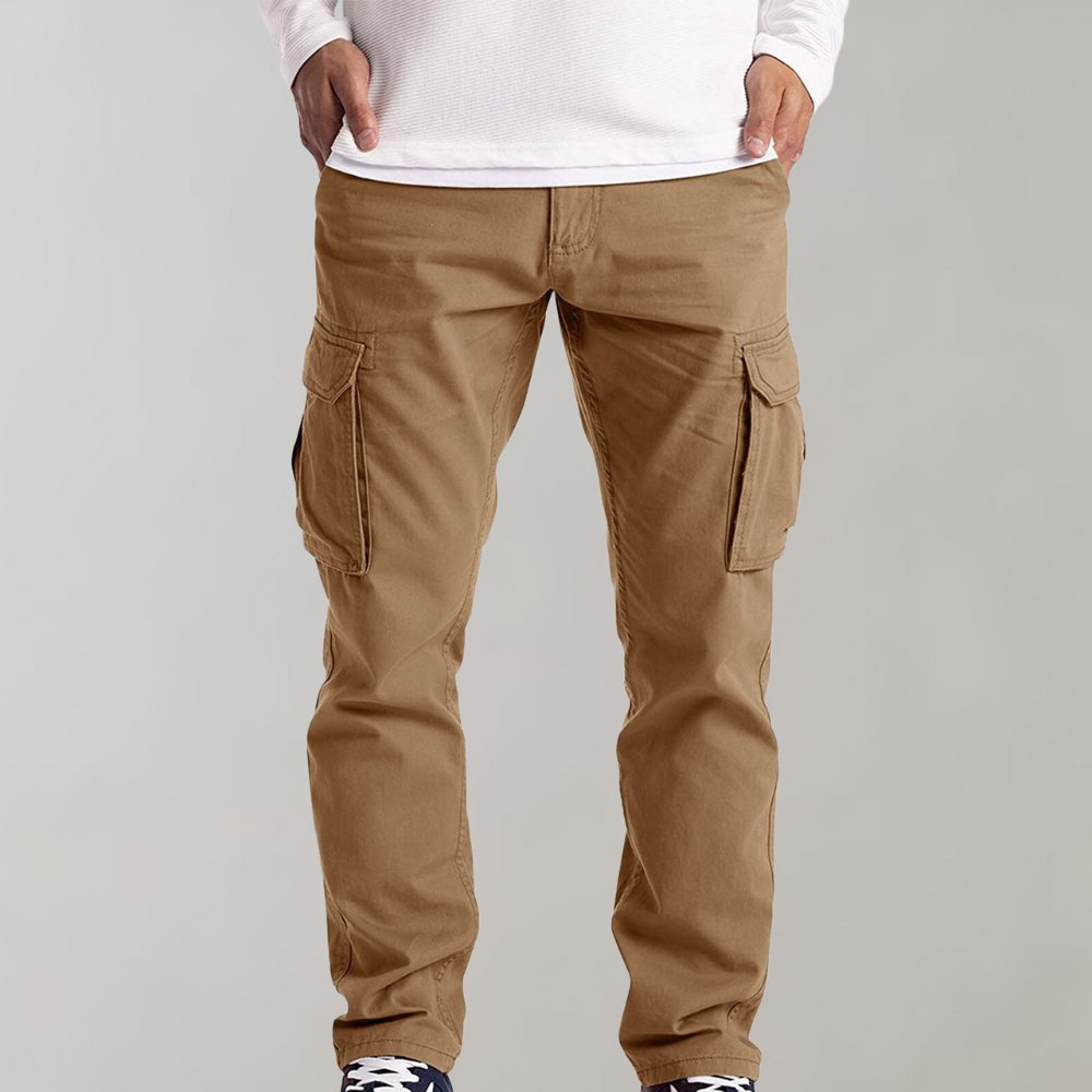 Pantalones Cargo Hombre – Multi-Bolsillo para Aire Libre y Casual