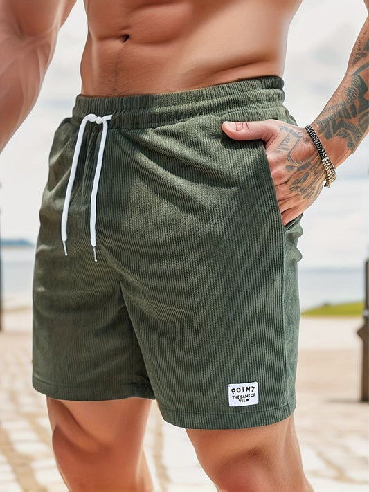 Men's Casual Shorts – Comfortable Corduroy Style for Versatile Wear