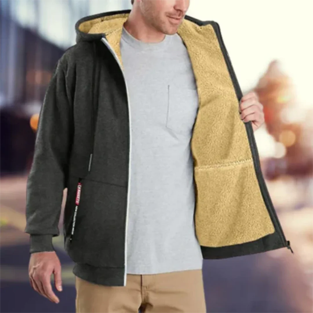 Chaqueta de Invierno Hombre – Cálida y Cómoda con Capucha