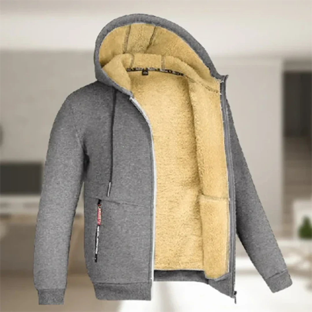 Chaqueta de Invierno Hombre – Cálida y Cómoda con Capucha