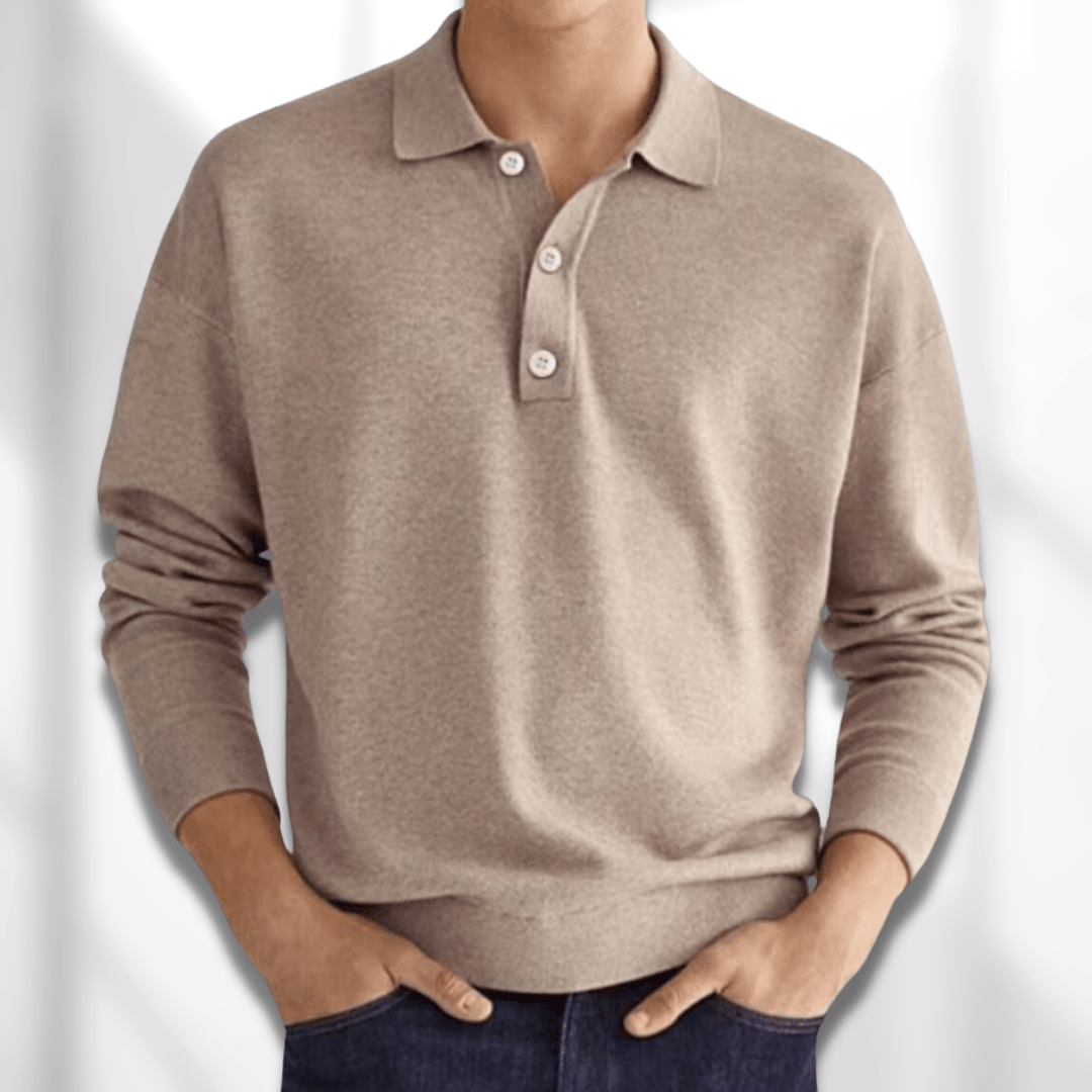 Poloshirt hombre verano – Camiseta con botones ligera y cómoda