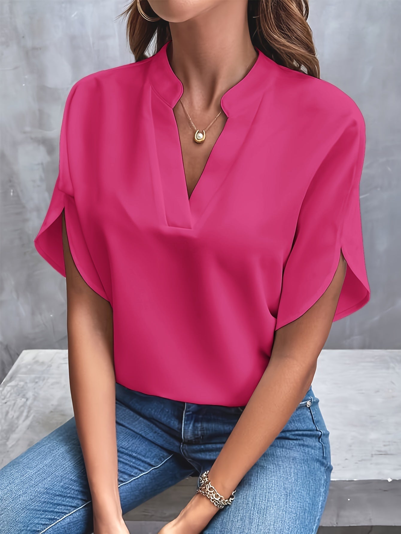 Blusa elegante mujer – Blusa ligera y chic para ocasiones especiales