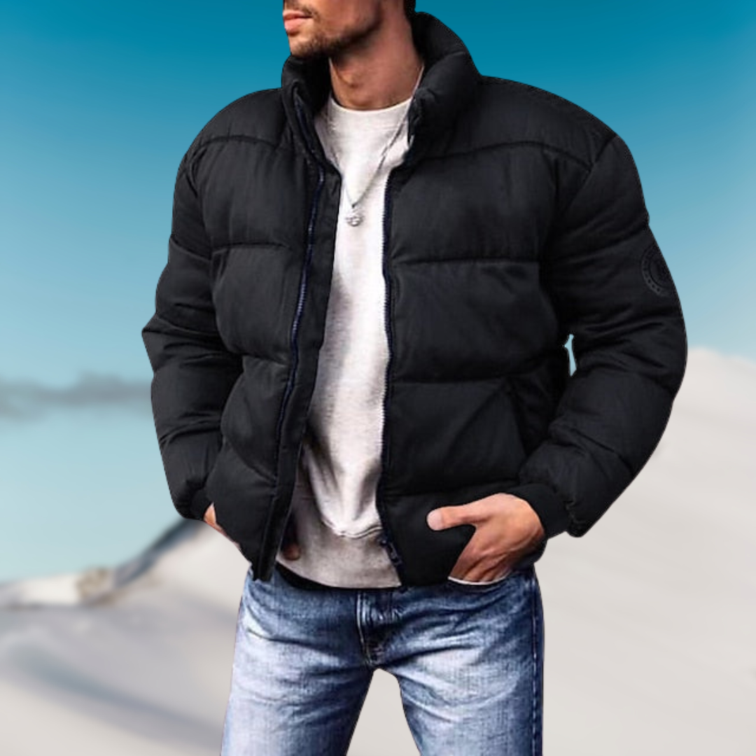 Chaqueta Puffer Hombre – Abrigo Estiloso Invierno Cálido