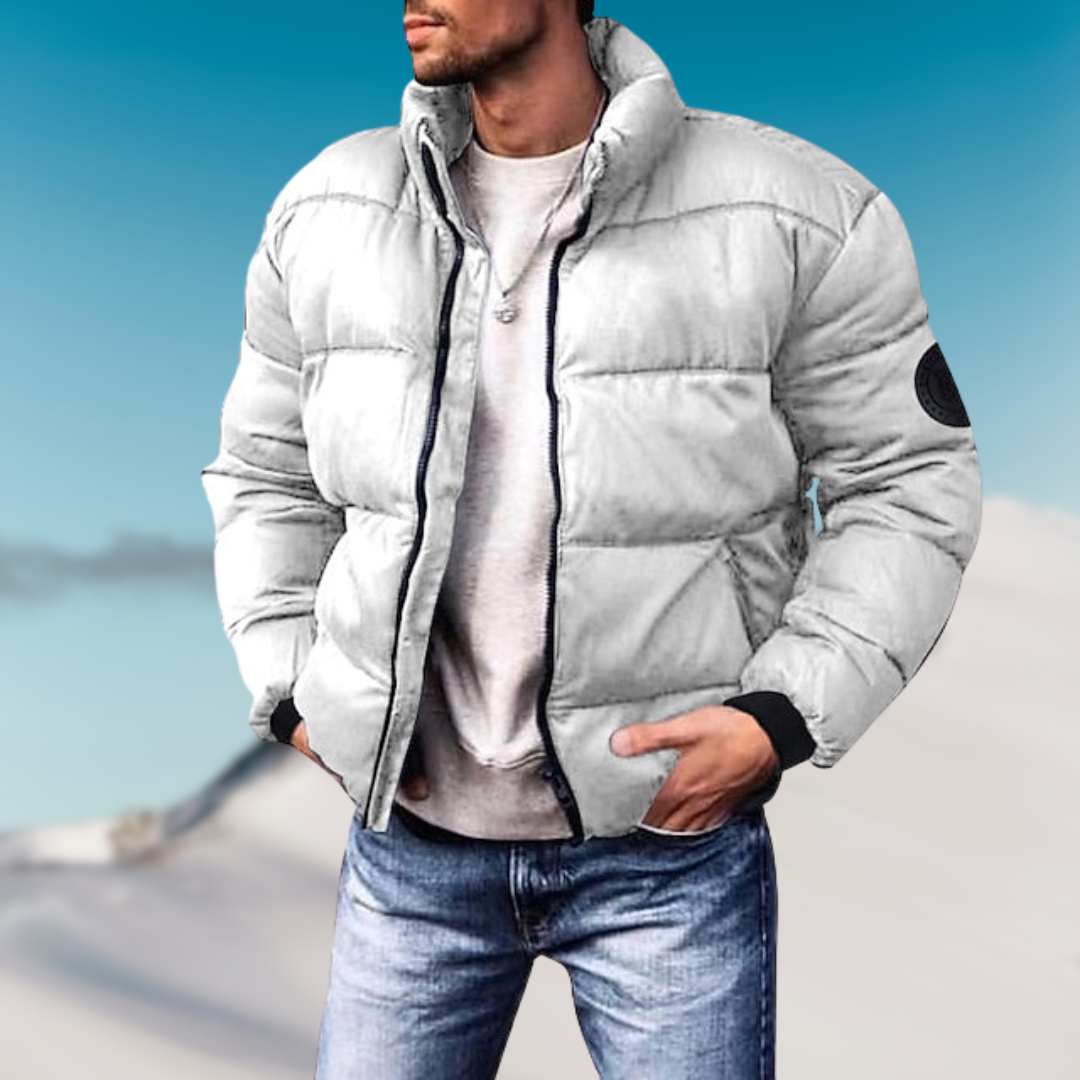 Chaqueta Puffer Hombre – Abrigo Estiloso Invierno Cálido