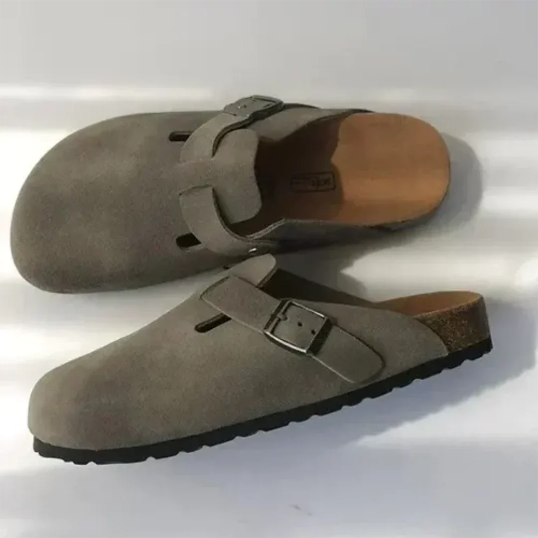 Zuecos Planos Unisex – Zapatos de Deslizamiento Cómodos y Elegantes