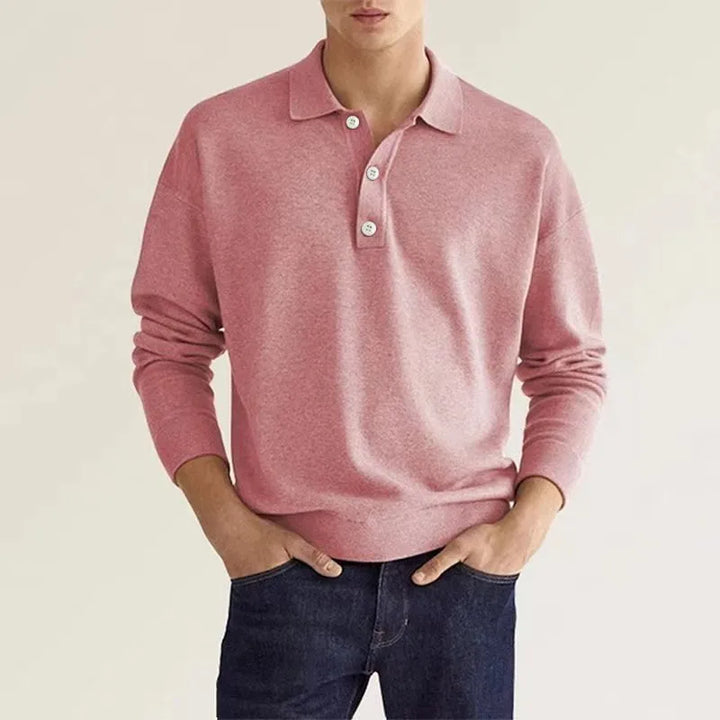 Poloshirt hombre verano – Camiseta con botones ligera y cómoda