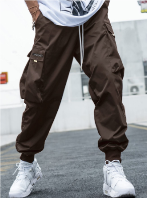 Pantalones Cargo Hombre – Jogger con Cuerda y Estilo Casual