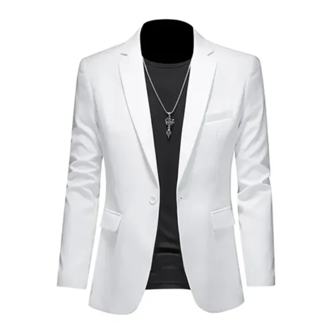 Blazer Formal Hombre Estiloso – Chaqueta Clásica de Manga Larga