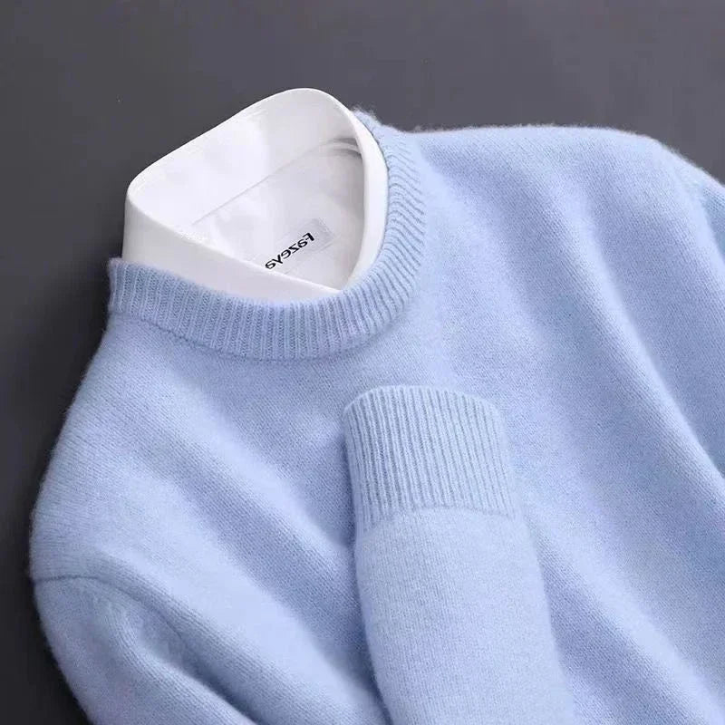 Men's Cashmere Sweater – Stylish Warm Knit Pullover for Winter
