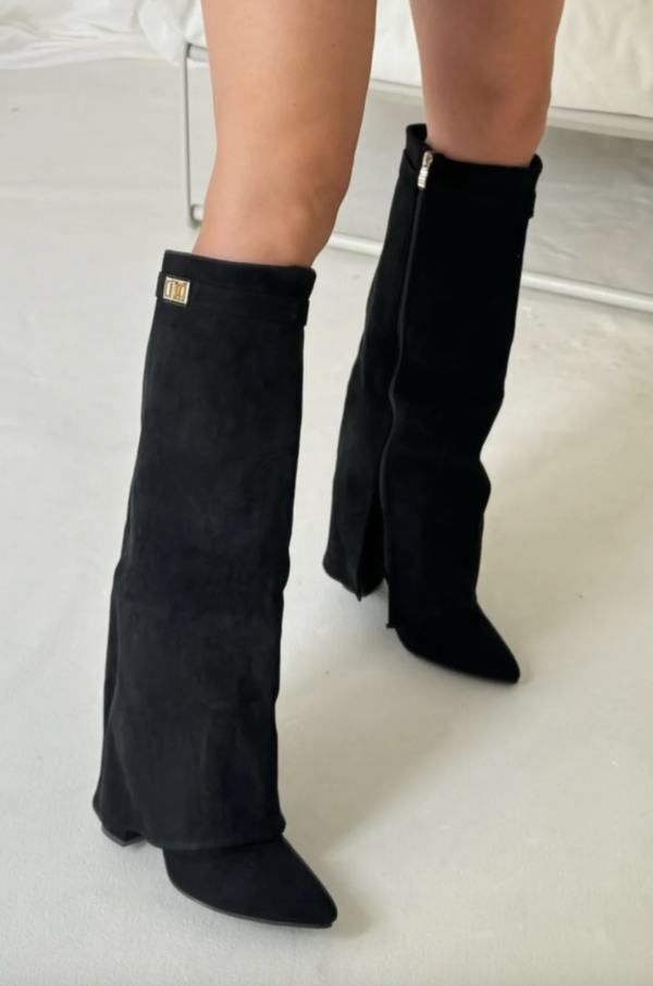 Botas de mujer - Botines elegantes de cuero para otoño