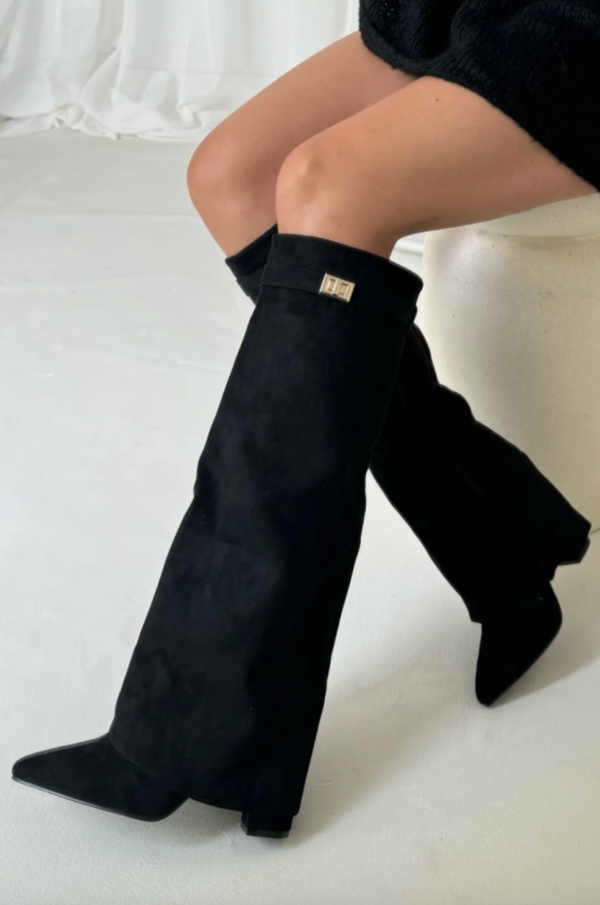 Botas de mujer - Botines elegantes de cuero para otoño