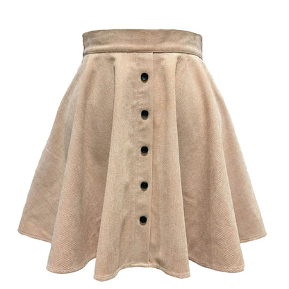 High-Waist Mini Cord Skirt – Stylish Women's Casual Fashion