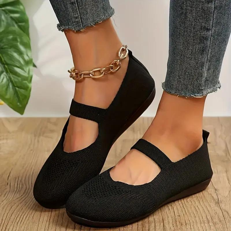 Zapatos de verano ligeros – Zapatos de lona slip on planos para mujer