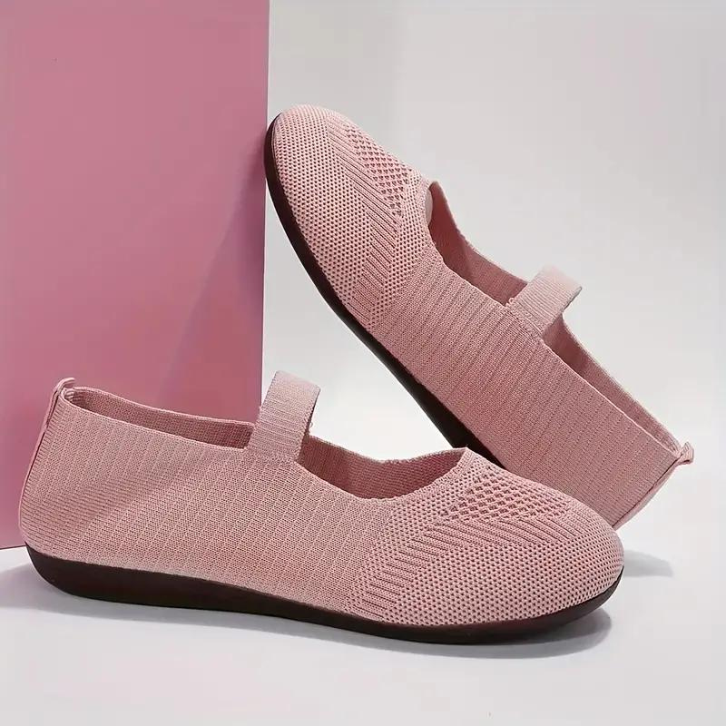 Zapatos de verano ligeros – Zapatos de lona slip on planos para mujer