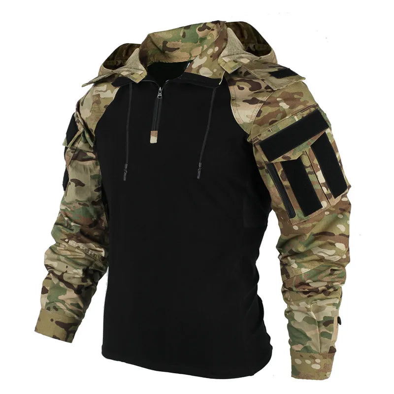 Chaqueta táctica camuflaje hombre – Chaqueta resistente y ligera para outdoor