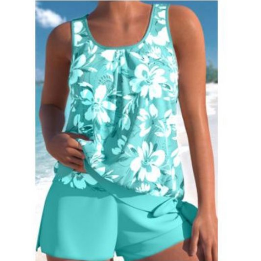 Tankini Dama Verano – Conjunto de Dos Piezas Estiloso y Cómodo