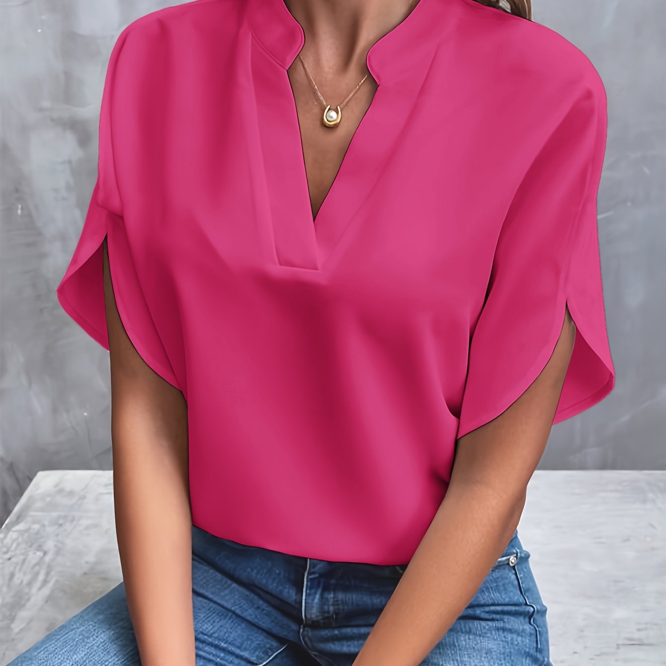 Blusa elegante mujer – Blusa ligera y chic para ocasiones especiales