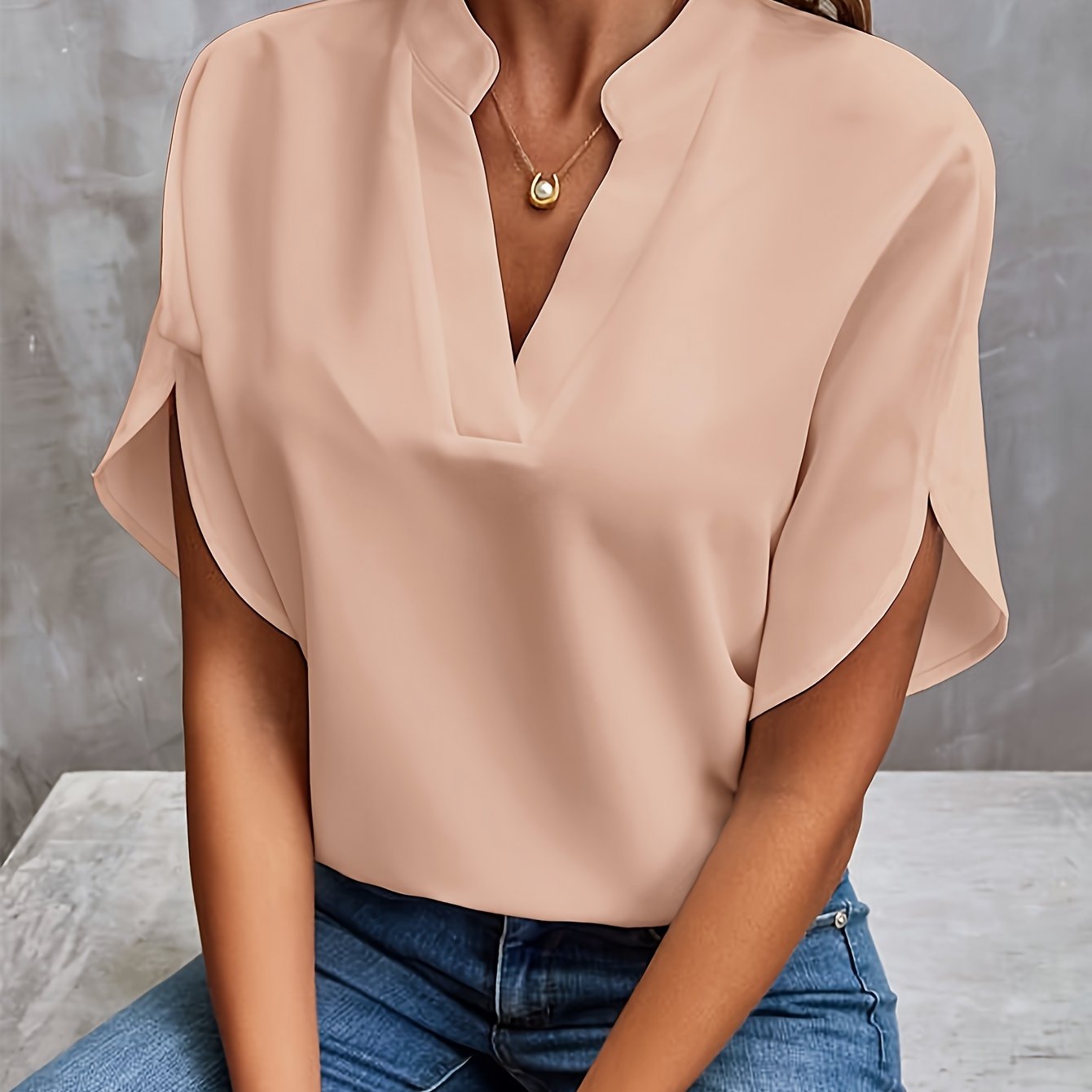 Blusa elegante mujer – Blusa ligera y chic para ocasiones especiales