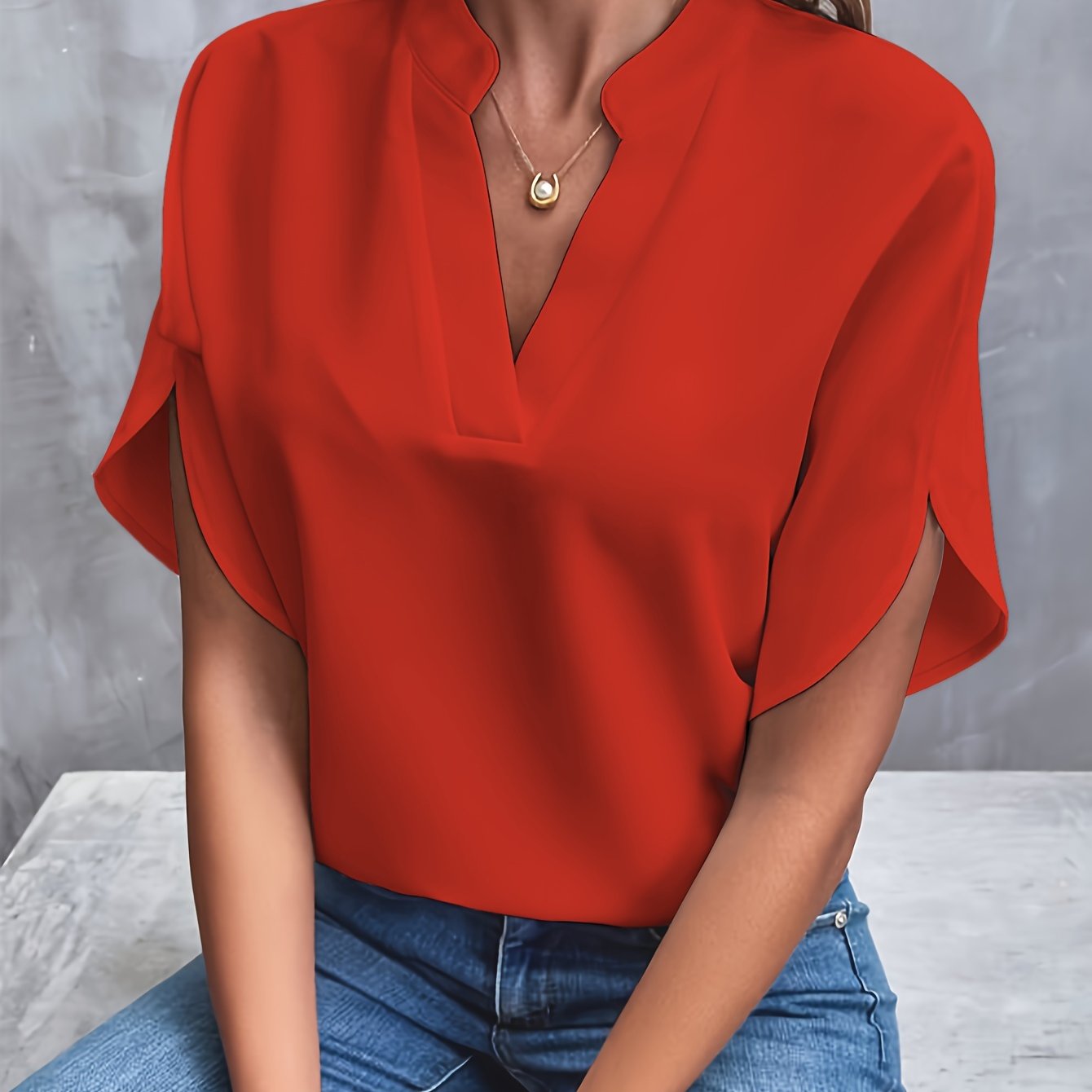 Blusa elegante mujer – Blusa ligera y chic para ocasiones especiales