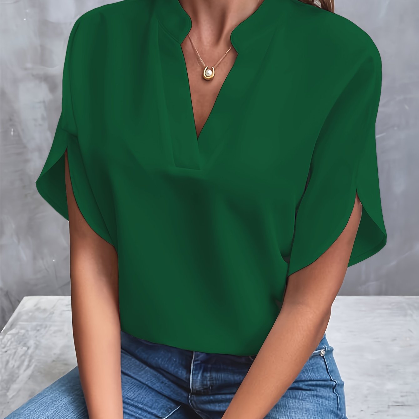 Blusa elegante mujer – Blusa ligera y chic para ocasiones especiales