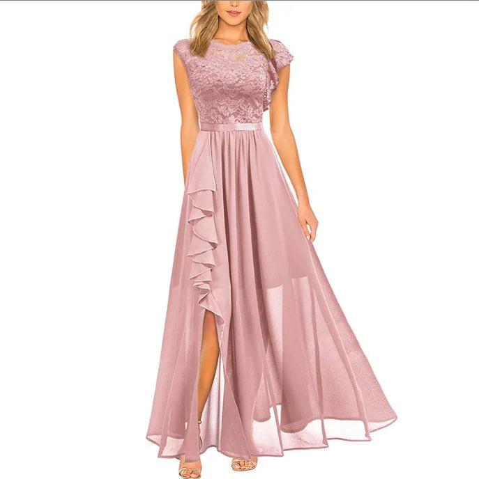 Vestido maxi elegante – Vestido largo con detalles sofisticados para ocasiones especiales