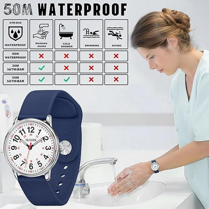 Waterproof Wristwatch – Luminous Dial Men's Watch for Sports and Outdoors