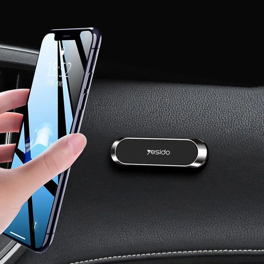 Magnetic Phone Holder – No Installation, Easy Mounting for Car & Home