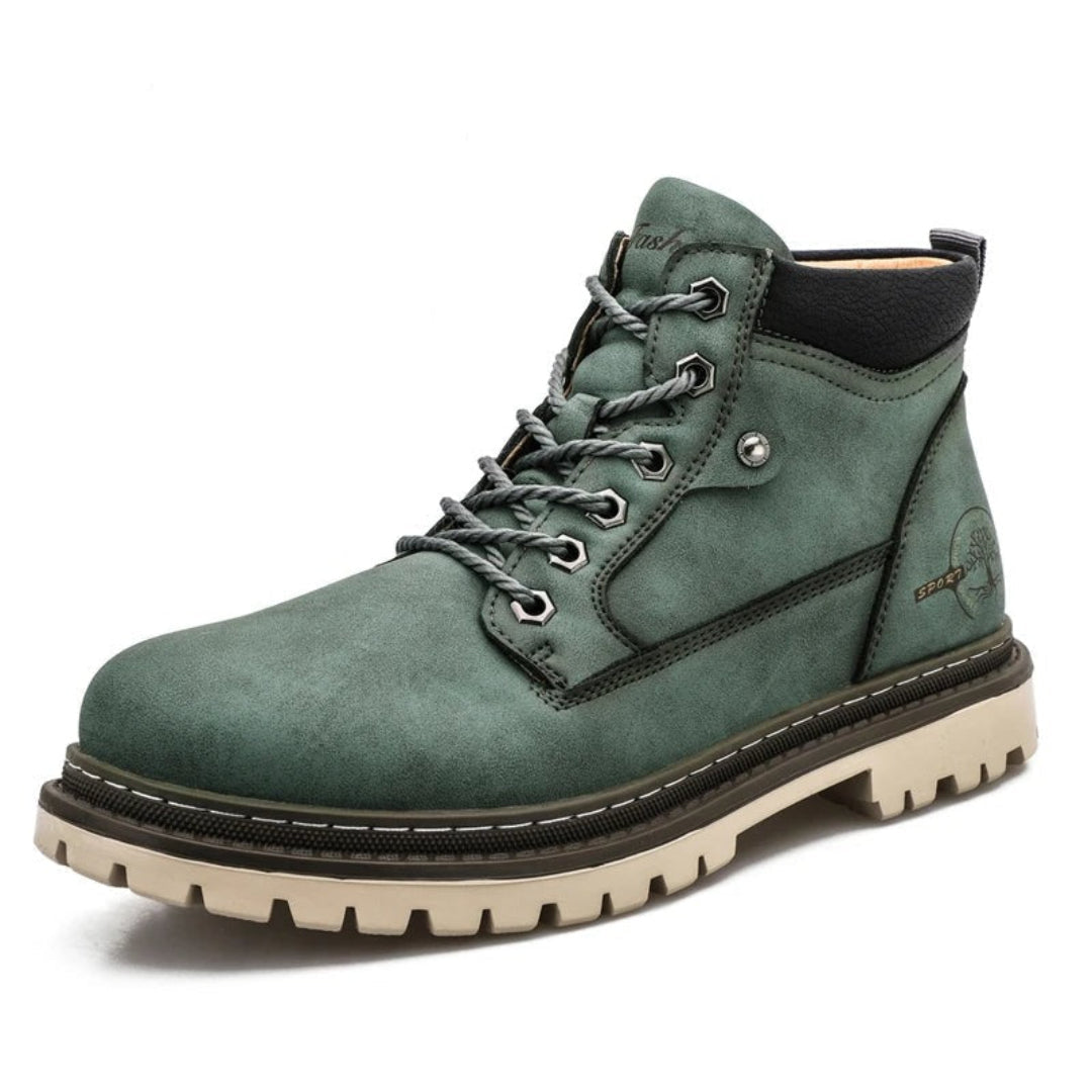 Botas de hombre con cordones – Calzado casual exterior cómodo