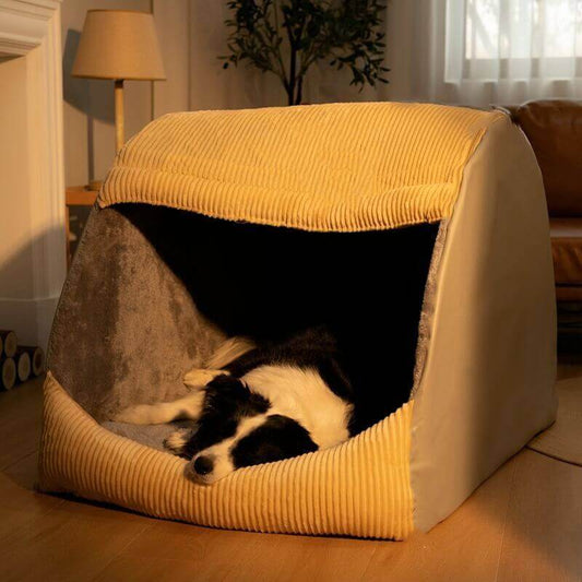 Dog Tent Bed Cozy – Soft Warm Cave Style for Pets