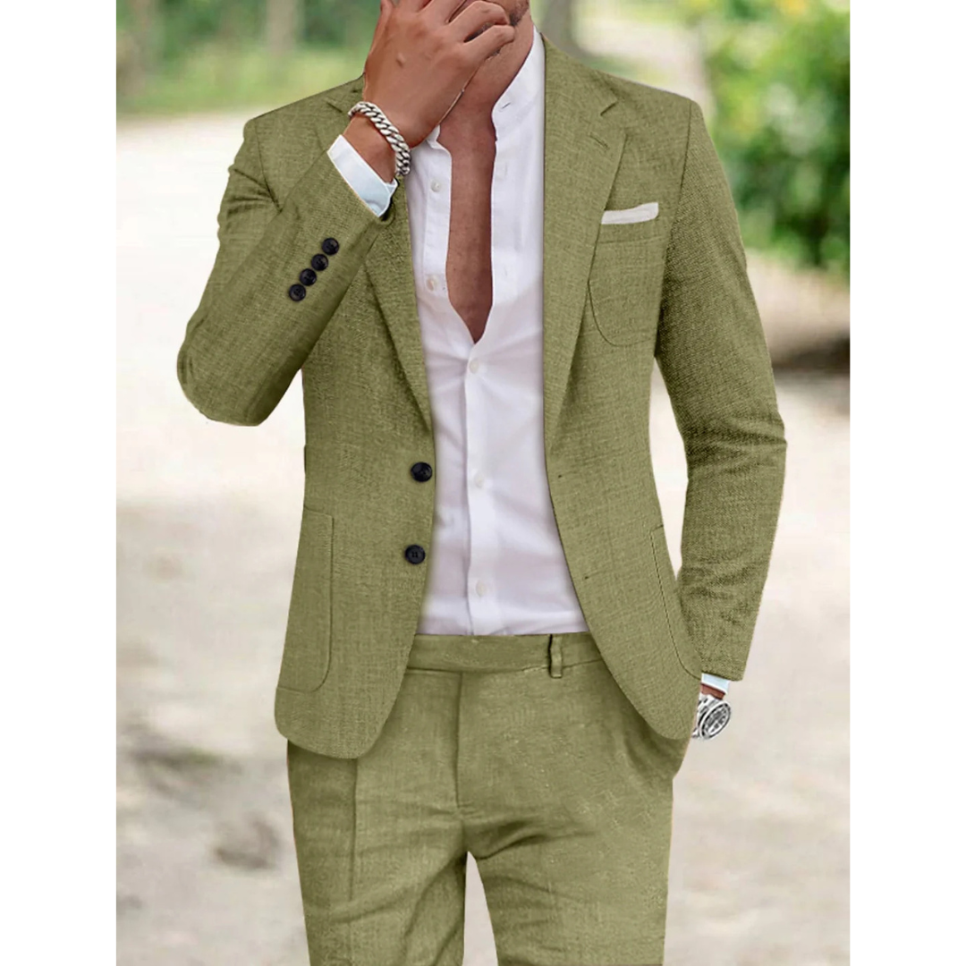 Conjunto Formal Hombre – Traje Dos Piezas Elegante para Trabajo