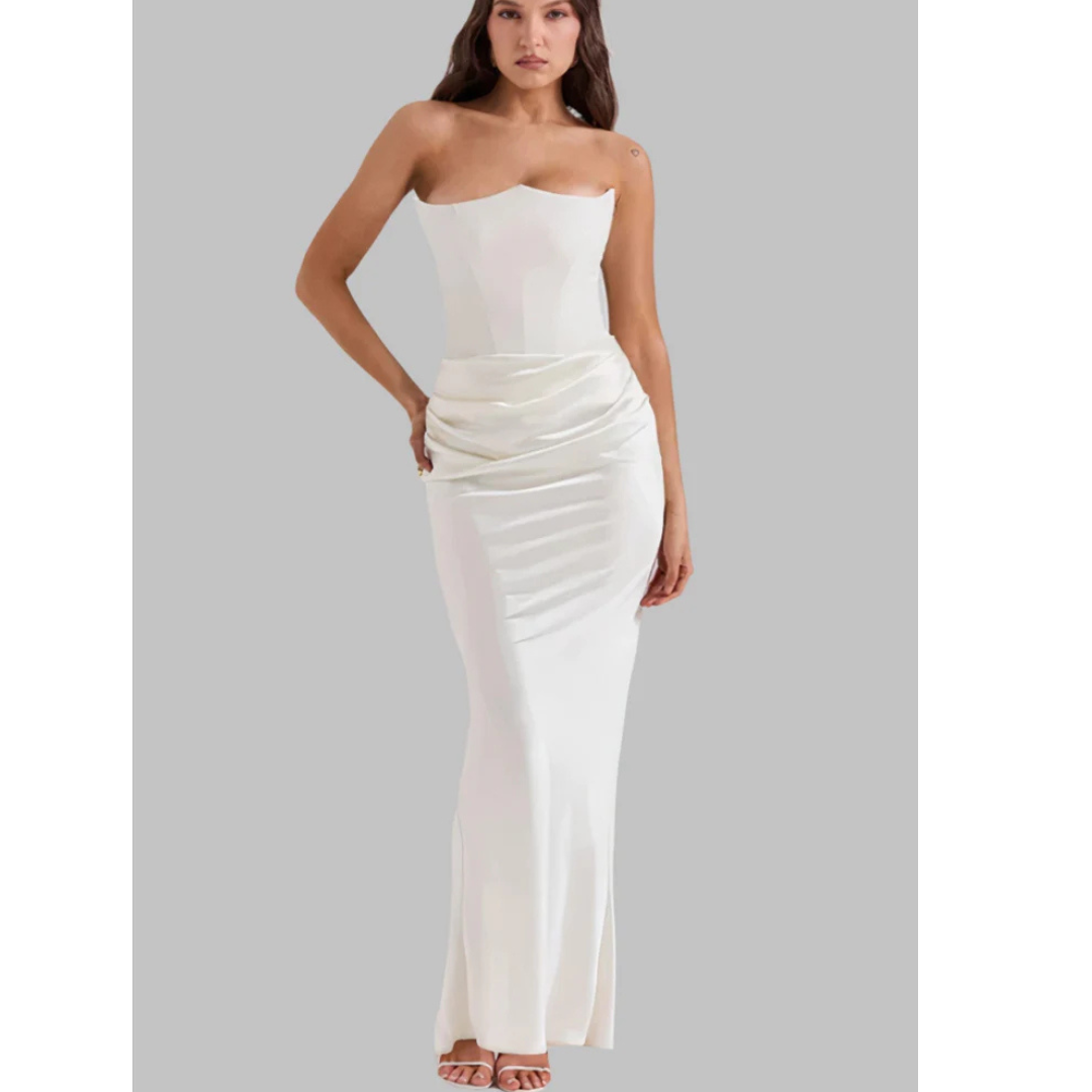 Vestido de Noche Mujer – Maxi elegante y fluido para ocasiones especiales