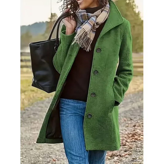 Abrigo invierno dama – Trench largo cálido y elegante