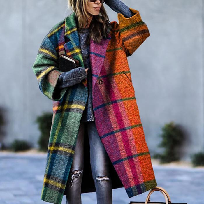 Abrigo de lana elegante grande – Abrigo de invierno chic y cálido